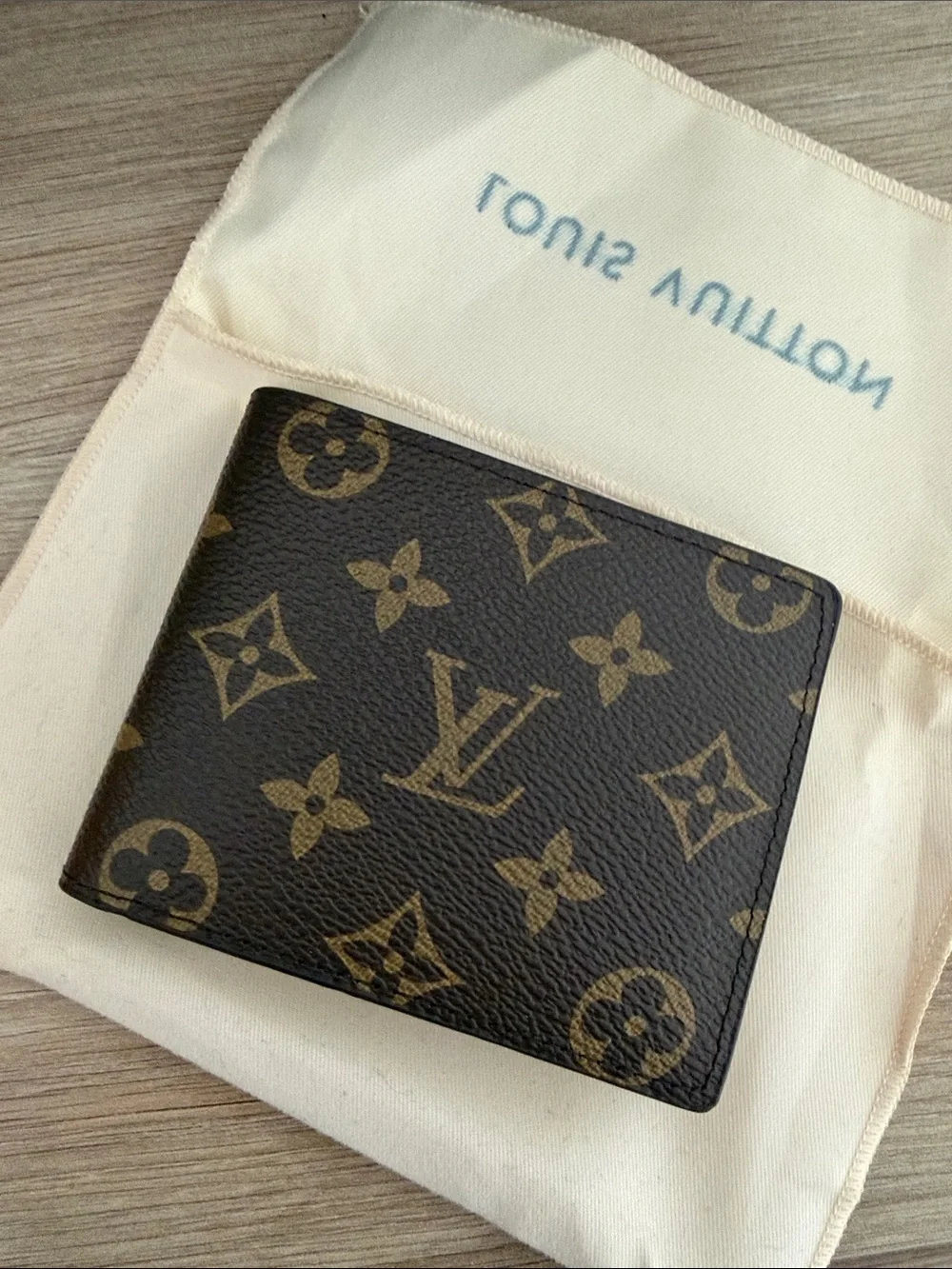 Louis Vuitton Monogram Canvas Wallet - Brown & Gold Monogram